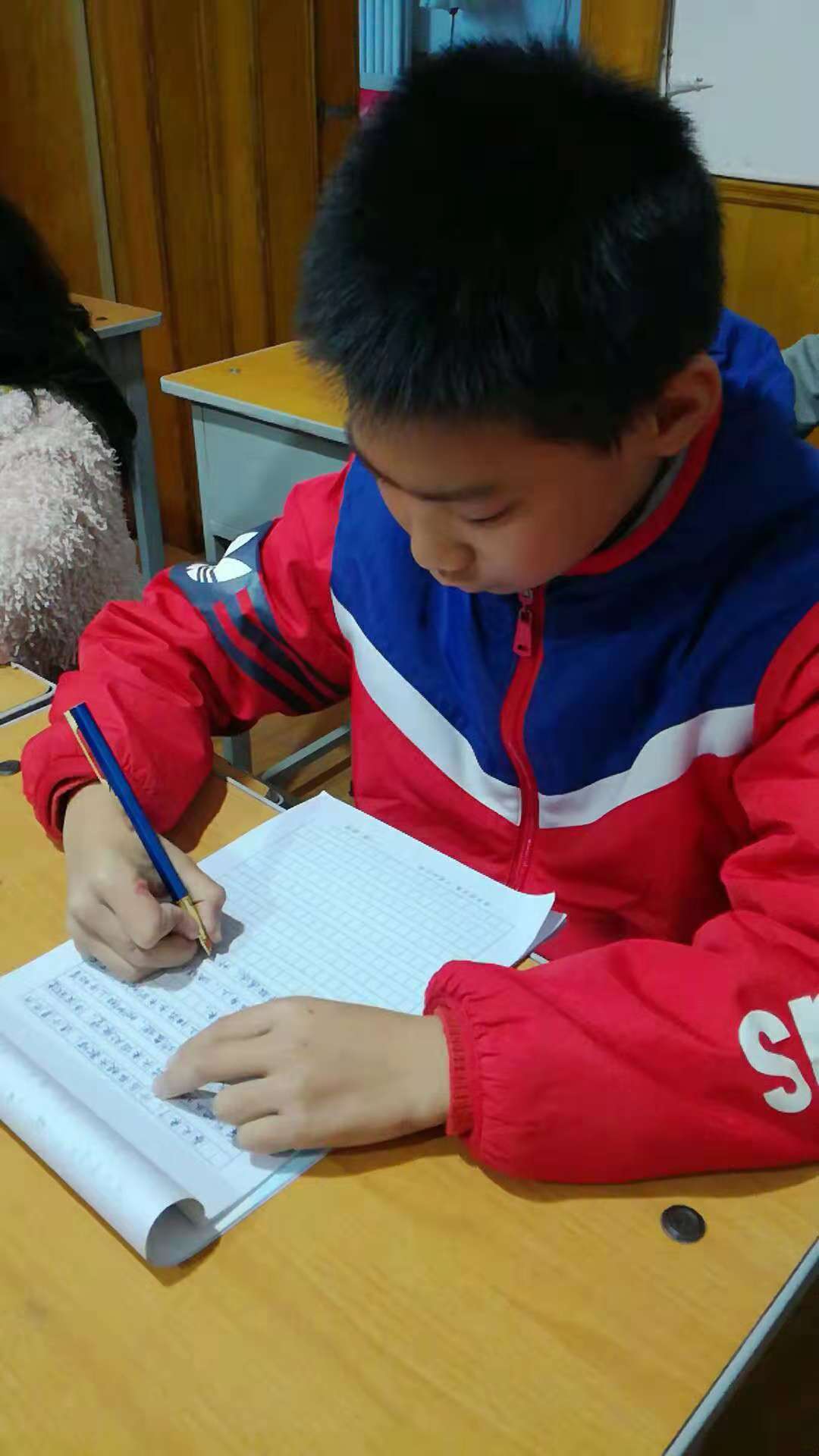 苏景贤练习钢笔字